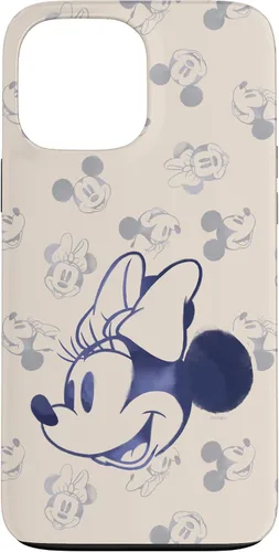 Vista 23 de Funda clásica retro vintage para iPhone 16 Disney Minnie y Mickey Mouse Heads