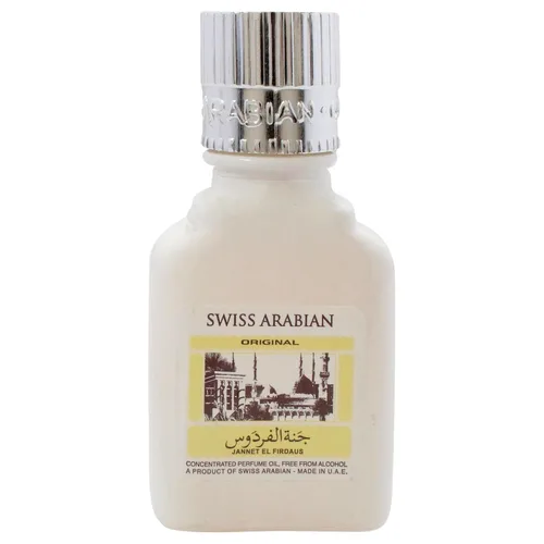 Vista 2 de Swiss Arabian Jannet EL Firdaus White - Productos de lujo de Dubai - Aceite de perfume de larga duración unisex - Mezcla de albahaca, bergamota
