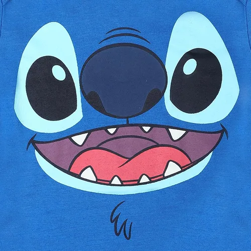 Vista 4 de Disney Lilo & Stitch - Body de manga corta para niños recién nacidos y bebés, color azul marino