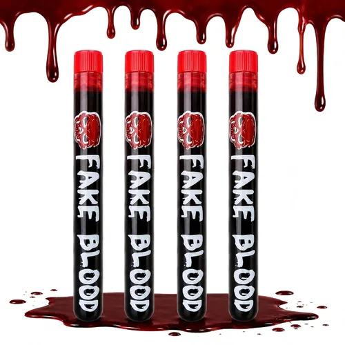Vista 9 de Kit de maquillaje SFX de Halloween, pintura facial y sangre Varios