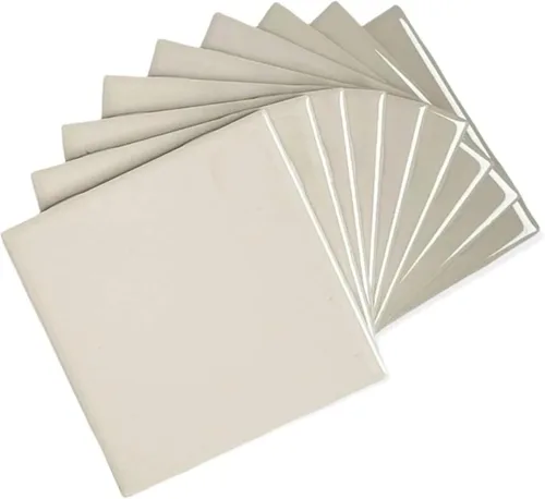Vista 16 de Tenedos - Caja de 10 piezas para azulejos de cerámica brillantes de 4 1/4 pulgadas, para pared de baño y cocina, acabado brillante, aspecto clásico