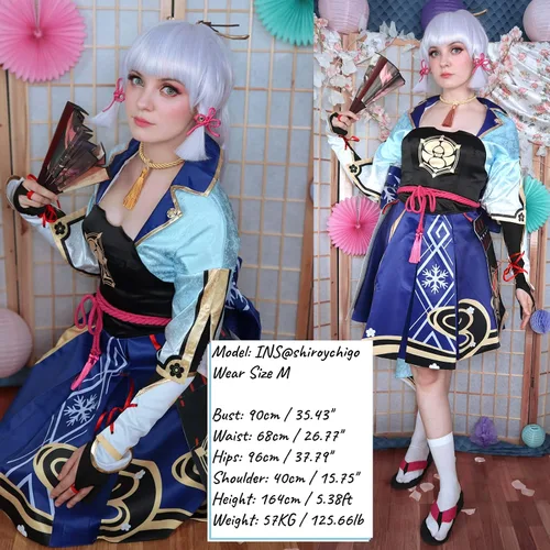 Vista 3 de NSPSTT Genshin Impact Cosplay - Disfraz de todos los personajes, juego completo, disfraz de Halloween para mujeres y hombres