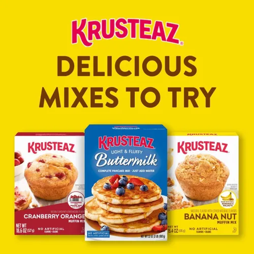 Vista 9 de Krusteaz Banana Quick Bread Mix, hecha con plátanos reales, cajas de 15.0 onzas (paquete de 12)