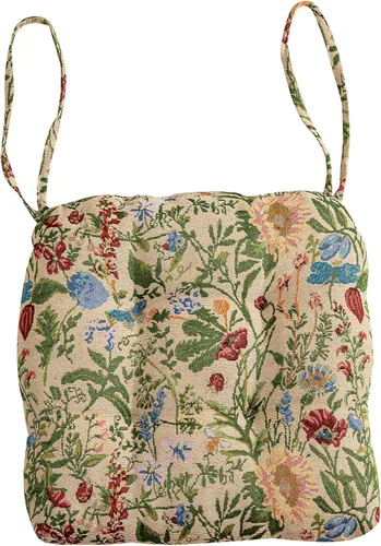 Vista 22 de vctops Cojines para silla de estilo rústico con estampado de pájaros y lazos Cojines para silla en forma de U suaves y cómodos Almohadillas