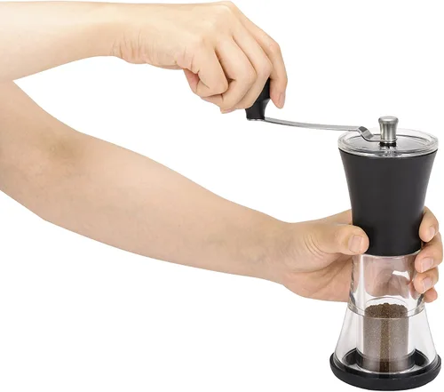 Vista 6 de Kyocera Molinillo de café ajustable delgado de cerámica avanzada, negro, 40 pulgadas