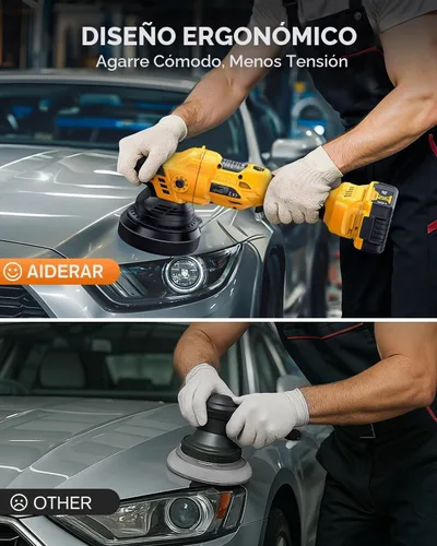 Vista 7 de Pulidora inalámbrica para coche Dewalt 20V Max, sin batería