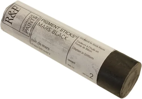 Vista 190 de R&F Handmade Paints - Pigmento profesional al óleo en barra, naranja lizarina, 6.4 fl oz