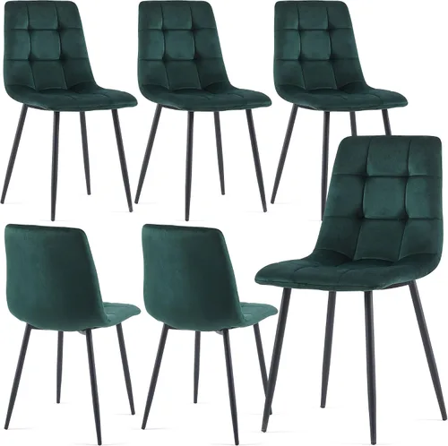 Vista 33 de Homedot Juego de mesa de comedor para 2, mesa de cocina de 3 piezas, juego de sillas de comedor redondas y negras para espacios pequeños, juego