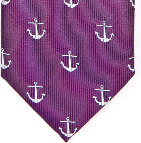 Vista 8 de Retreez Patrón clásico de anclaje tejido microfibra 2" corbata flaca