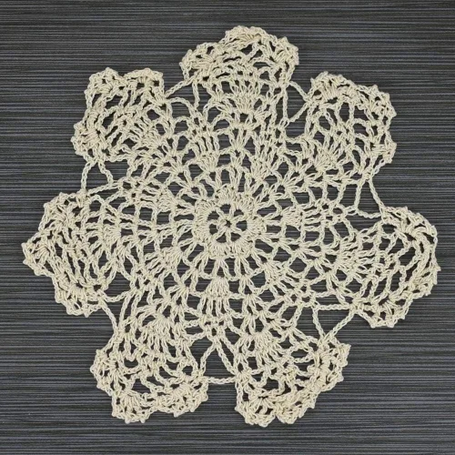 Vista 2 de tapetes de mesa de algodón en crochet y encaje, de PaperLanternStore