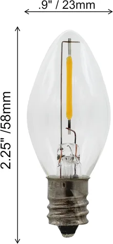 Vista 5 de Creative Hobbies Kit de cableado para árbol de Navidad pequeño con bombilla LED de 0.7 W, base de candelabro E12, ideal para iluminar objetos