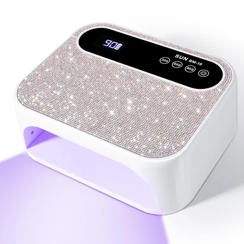 Vista 8 de Lámpara LED para uñas, luz UV profesional para uñas de gel con sensor automático