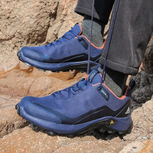 Vista 9 de HUMTTO Zapatos de senderismo impermeables para todo terreno, ligeros, transpirables, para senderismo, senderismo, antideslizantes, para exteriores
