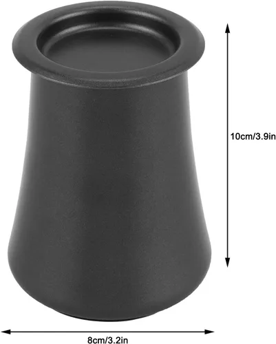 Vista 4 de Tamiz de café de acero inoxidable, tamiz de tamiz de café en polvo, contenedor de filtro de café en frío, accesorios para hacer café (negro)