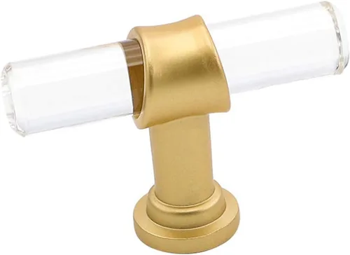 Vista 10 de goldenwarm Paquete de 5 pomos negros para gabinete, pomos de barra en T y tiradores de cajón para herrajes de armario, muebles de dormitorio