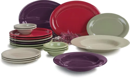 Vista 7 de CFS 4303002 Durus - Cuenco de melamina para ensalada y pasta, 12 pulgadas, color blanco (paquete de 12)