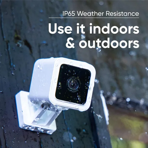 Vista 3 de Wyze Cam v3 1080p HD Cámara de video para interiores y exteriores para seguridad, mascotas, monitor de bebé, con visión nocturna a color, audio de 2