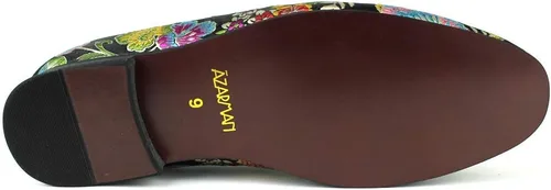 Vista 7 de ÃZARMAN Mocasines de vestir bordados multicolor para hombre