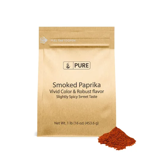 Vista 3 de Pure Original Ingredients Paquete de ajo en polvo, granos de pimienta negra y pimentón ahumado (1 libra), especias, ingredientes sabrosos