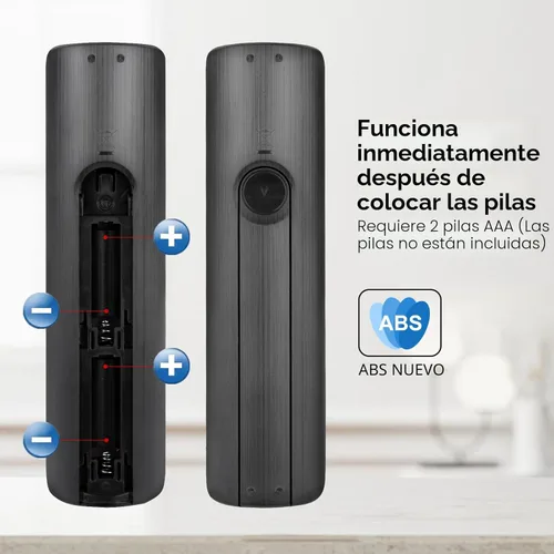 Vista 4 de Paquete de 3 controles remotos para todos los TV Samsung, reemplazo compatible con todos los televisores inteligentes Samsung, LCD, LED, 3D, HDTV