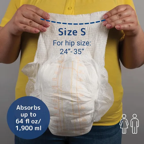 Vista 2 de Abena Abena Pants - Ropa interior protectora contra la incontinencia premium, pull-ups, absorción moderada/pesada, nivel 2, talla S, 48
