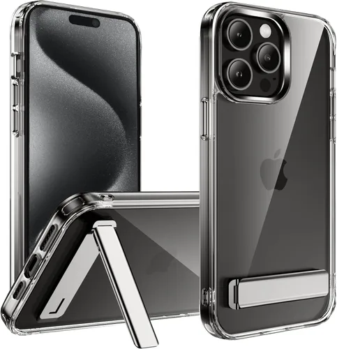 Vista 21 de CEDO - Funda con soporte para iPhone 12 Pro Max, ajustable en 3 direcciones con soporte de metal, parachoques de grado militar a prueba de golpes