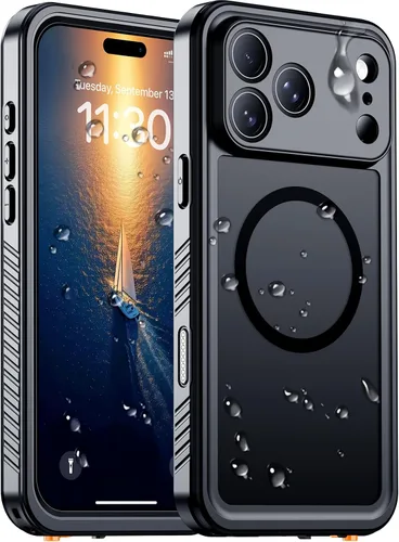 Vista 183 de Temdan - Funda impermeable diseñada para iPhone 12, protector de pantalla y cámara integrado IP68 bajo el agua, cuerpo completo, a prueba de caídas