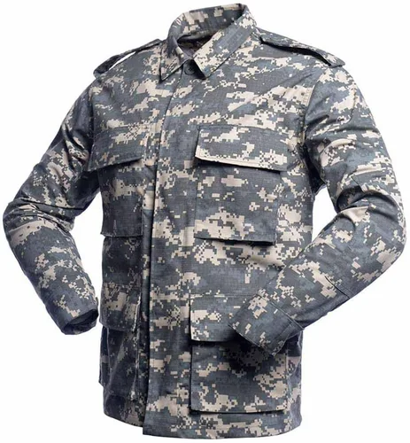 Vista 2 de LANBAOSI Conjunto táctico de caza para hombre, uniforme de combate, camisa, chaqueta y pantalones ACU
