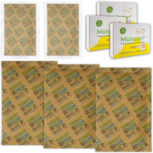 Vista 16 de Wisesorb Paquetes de control de humedad bidireccionales 49% para guitarras e instrumentos de madera - Absorbentes de humedad de 70g