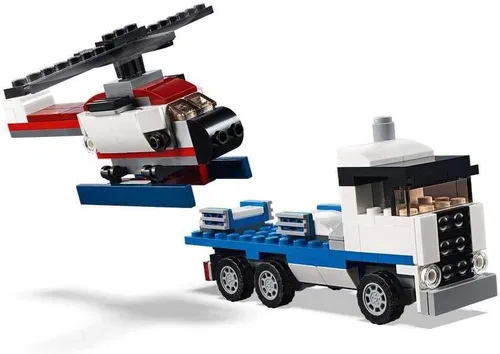 Vista 3 de LEGO Creator 31091 - Kit de construcción, 3 en 1, para transporte de carga (341 piezas)