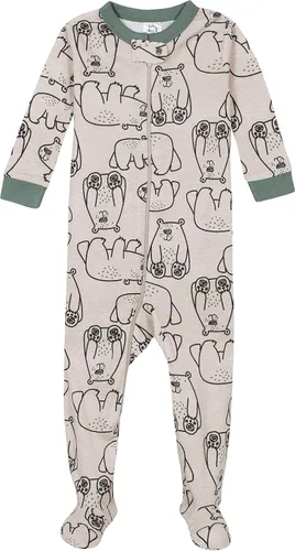 Vista 2 de Gerber Baby Boys 4-Pack Footed Pajamas