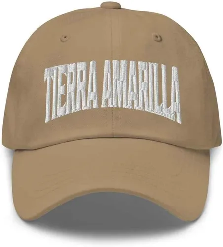 Vista 8 de Tierra Amarilla Gorra de béisbol Tierra Amarilla Sombrero de papá Nuevo México NM Sombrero Bordado Recuerdo
