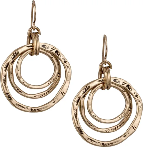 Vista 21 de Pendientes bohemios antiguos de 3 círculos Colección SPUNKYsoul