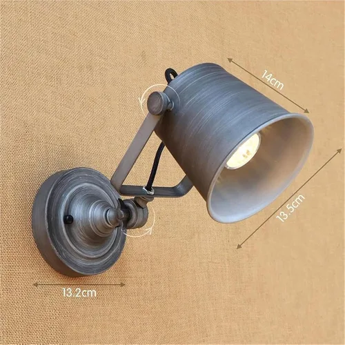 Vista 7 de Modern LED Ceiling Light Led Wall Lights Indoor Retro Loft E27 Bulb Lamp Wall Lamp Bedroom Up Down Industrial Wall Sconce Lamparas Decoration Orange