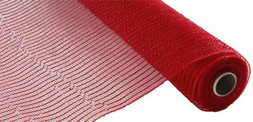 Vista 11 de Cinta decorativa de malla de yute de poliéster de 10 pulgadas x 30 pies (rayas naturales marrones y blancas con hilo de algodón): RY800348