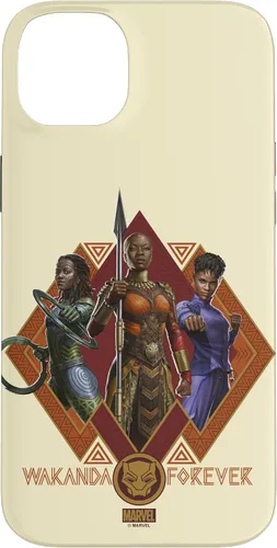 Vista 15 de iPhone 16 Marvel Black Panther: Wakanda Forever Hero Warrior Trio Case