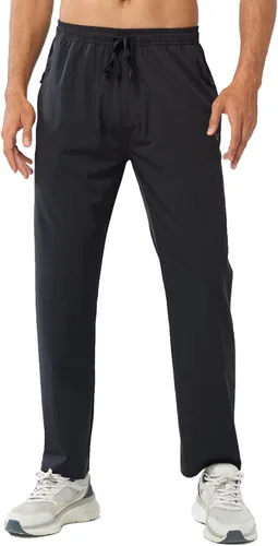 Vista 3 de NORTHYARD Pantalones deportivos para correr para hombre, ligeros, pantalones de senderismo para entrenamiento, gimnasio, correr, pantalones