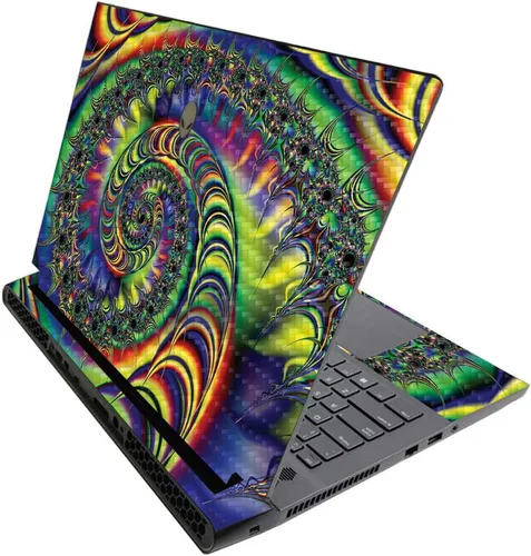 Vista 164 de MightySkins - Skin brillante con purpurina para Alienware M17 R3 (2020) y M17 R4 (2021) - Diversión de los años 90 Acabado duradero con purpurina