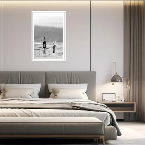 Vista 4 de Acqooeakt Póster retro de mujer con champán en la playa, arte de pared en blanco y negro, impresión feminista, carrito de bar, decoración de pared