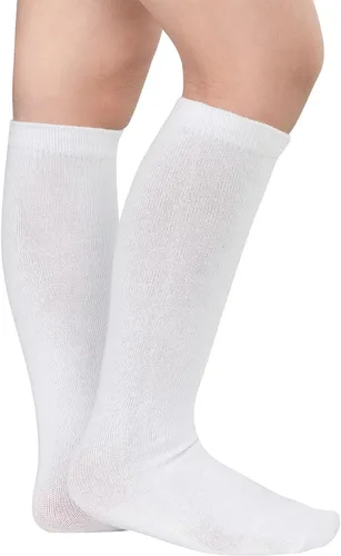 Vista 48 de Century Star Calcetines de fútbol de algodón para niños y jóvenes, calcetines de tubo suave, hasta la rodilla, calcetines deportivos largos