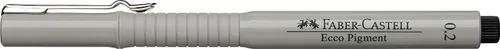 Vista 3 de Faber-Castell Ecco Pigment - Bolígrafo de punta de fibra, 0.008 in, color negro
