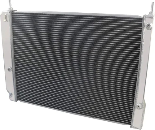 Vista 4 de Radiador de aluminio de 3 filas compatible con Chevy Captiva Sport 2008-2015 Saturn Vue 2008-2010