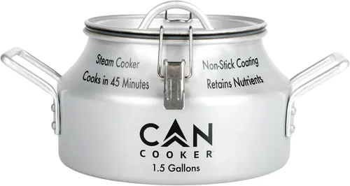 Vista 9 de CanCooker Junior Kit de Quemador Multi-Combustible y Parrilla Vaporizador de Alimentos Portátil para Acampar, RVs, En Movimiento y Cocina en Casa