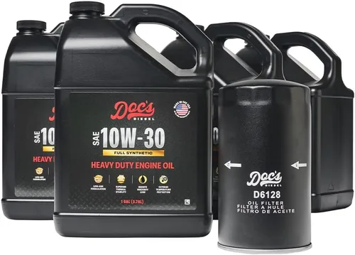 Vista 9 de Doc's Diesel Kit de cambio de aceite sintético completo 10W-30 D6128+DOCS10W30-3 Compatible con Ford 6.7L Powerstroke 2011-2025