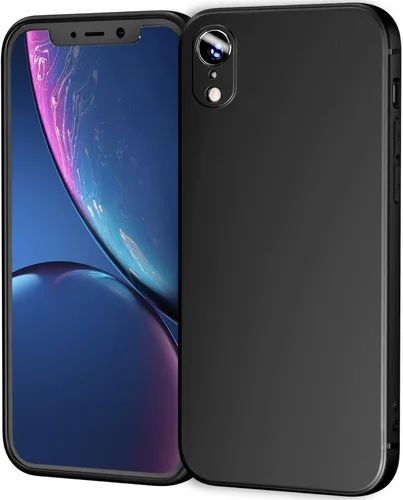 Vista 23 de TENOC Funda para iPhone 6 y iPhone 6s, Funda negra con amortiguador protector antihuellas mate para 4.7 pulgadas