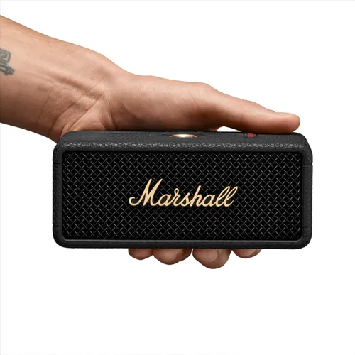 Vista 8 de Marshall Emberton III - Altavoz Bluetooth portátil, diseño resistente e impermeable IP67, sonido estéreo fuerte, graves profundos con tiempo