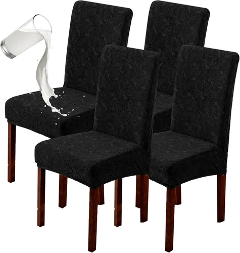 Vista 42 de Genina Fundas impermeables para sillas Parsons de comedor, fundas elásticas para sillas Parsons para comedor, cocina, funda protectora para silla
