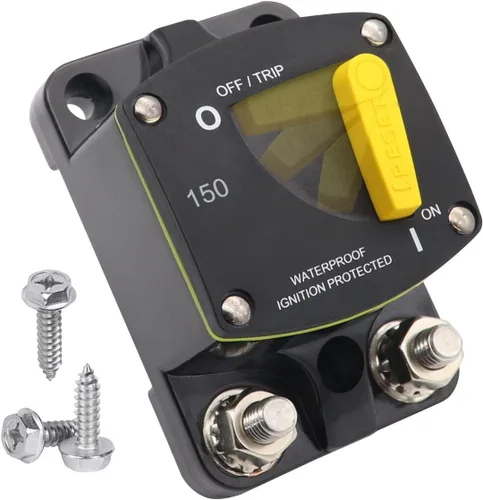 Vista 26 de E69 Interruptor de circuito de 10 A T3 con restablecimiento manual Mini de montaje en superficie IP66 Interruptor conmutable de 10 A