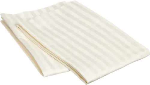 Vista 68 de Juego de sábanas de 4 piezas tamaño individual serie 1000 con certificación de lujo, 100% algodón pima, se adapta a bolsillos de hasta 15 a 20 Blanco