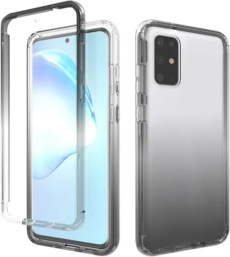 Vista 143 de Pzwoxukhov Funda para Xiaomi Poco M3 M2010J19CG M2010J19CI Caso, alta transparencia, color degradado, funda de absorción de impactos anticaída